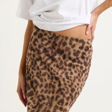 VIVÜS LEOPARD MAXI SKIRT