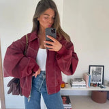 OVERSIZED CONTRAST JACKET